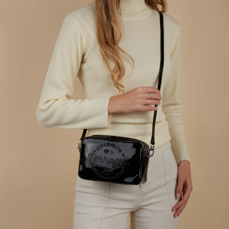 Chiara Ferragni Black Crossbody bag 75SB4BD5-ZS944-899