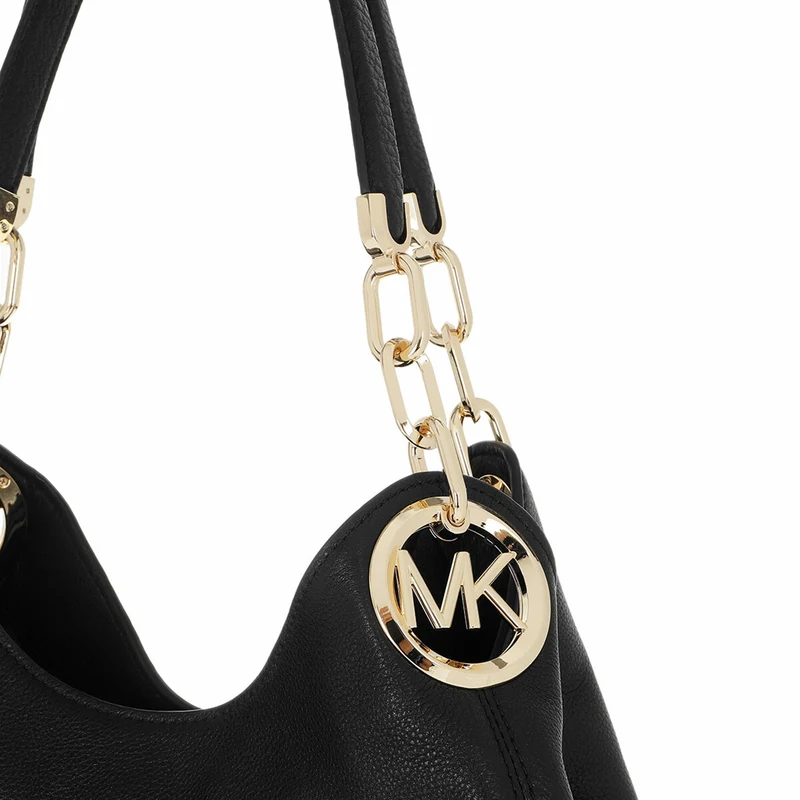 Michael Kors Lillie Black Leather Shoulder Bag 30T9G0LE3L-001