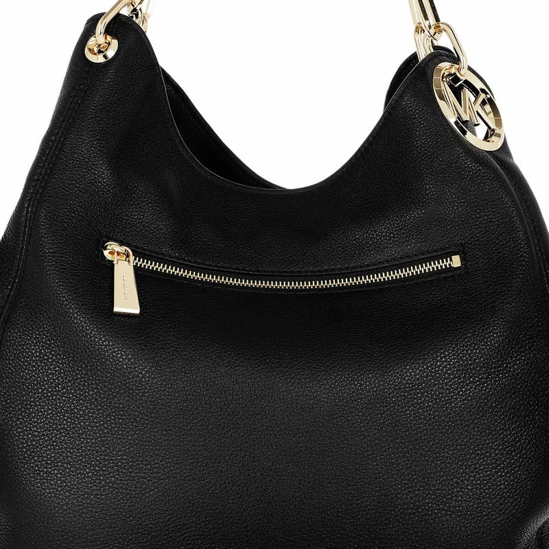 Michael Kors Lillie Black Leather Shoulder Bag 30T9G0LE3L-001