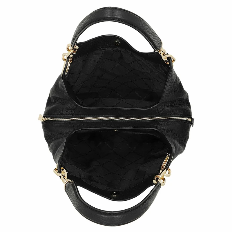 Michael Kors Lillie Black Leather Shoulder Bag 30T9G0LE3L-001