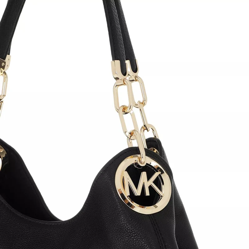 Michael Kors Lillie Black Leather Shoulder Bag 30T9G0LE3L-001