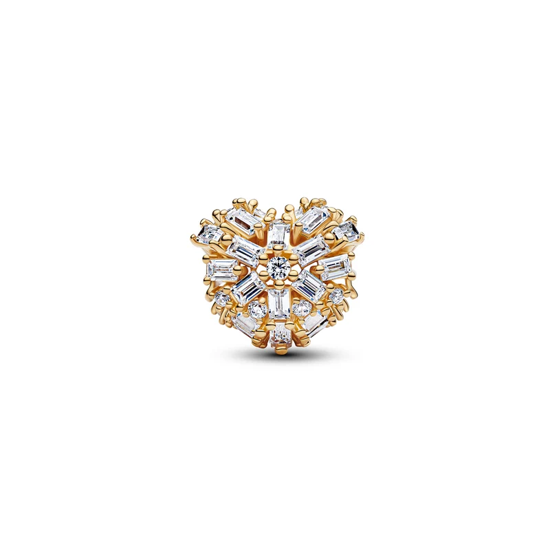 Pandora Moments Gold Plated Sparkling Heart Charm 764240C01