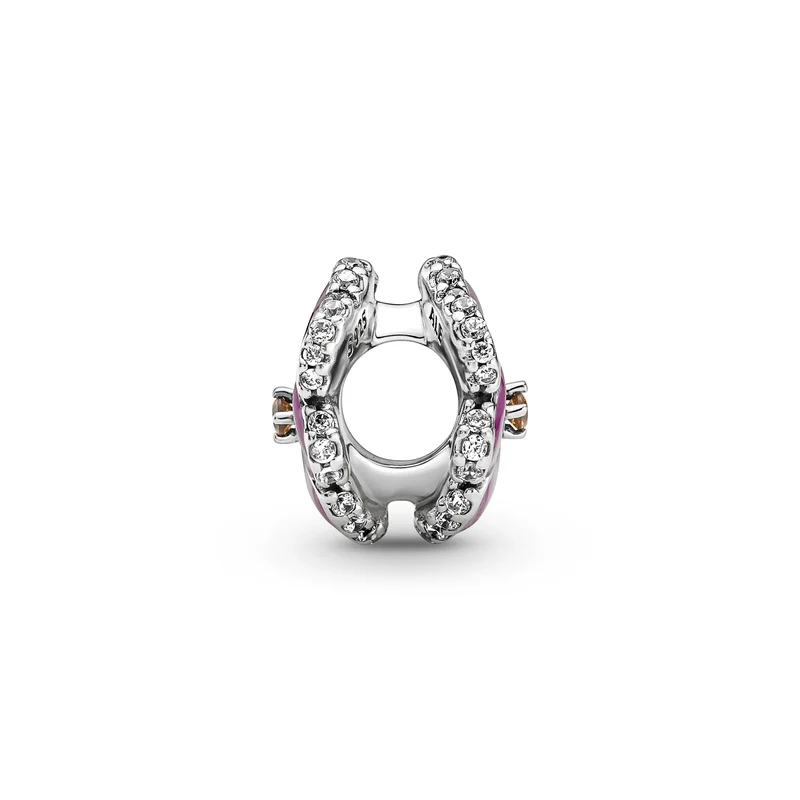 Pandora Moments 925 Sterling Silver Roze Viooltje Bedel 790777C01