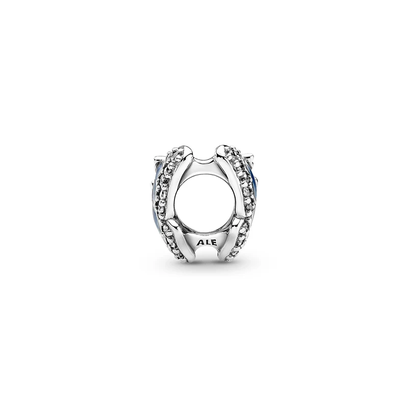 Pandora Moments 925 Sterling Silver Blauwe Vlinder Sprankelende Bedel 790761C01