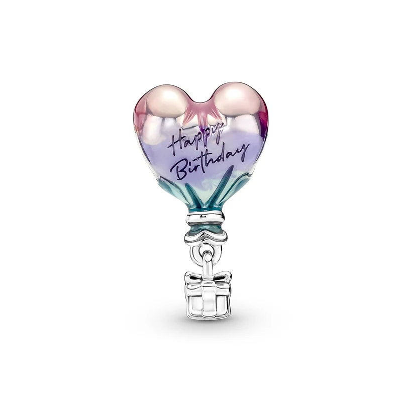 Pandora Moments 925 Sterling Zilveren Happy Birthday Hot Air Balloon Bedel 791501C01