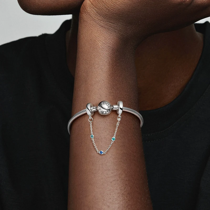 Pandora Moments 925 Sterling Zilveren Veiligheidsketting 791688C01-05