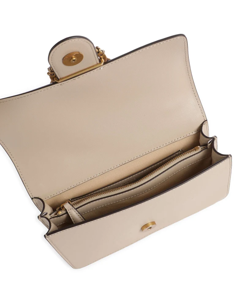 Pinko Love One Mini New Buckle Bandolera beige/grigio fumo/antique gold