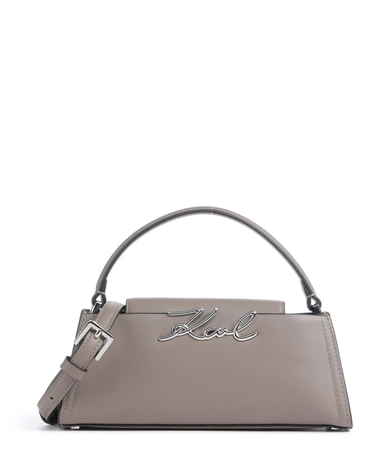 Karl Lagerfeld K/Signature Mini Bolso de mano ash grey