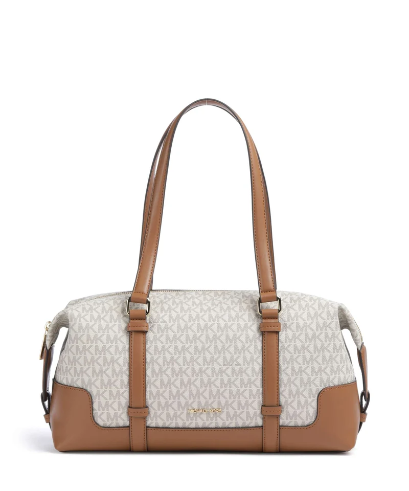 Michael Kors Teddi Large Bolso de hombro vanilla/acorn
