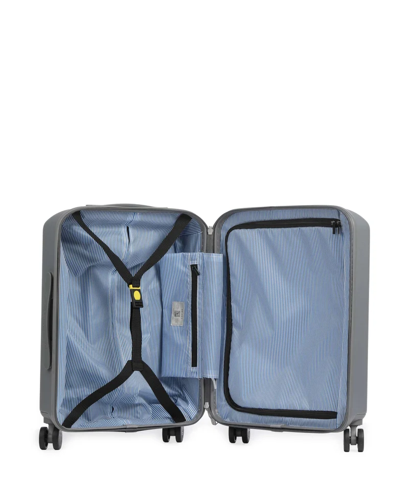 Delsey Paris x United Colors of Benetton UCB Hardside Maleta con 4 ruedas steel grey