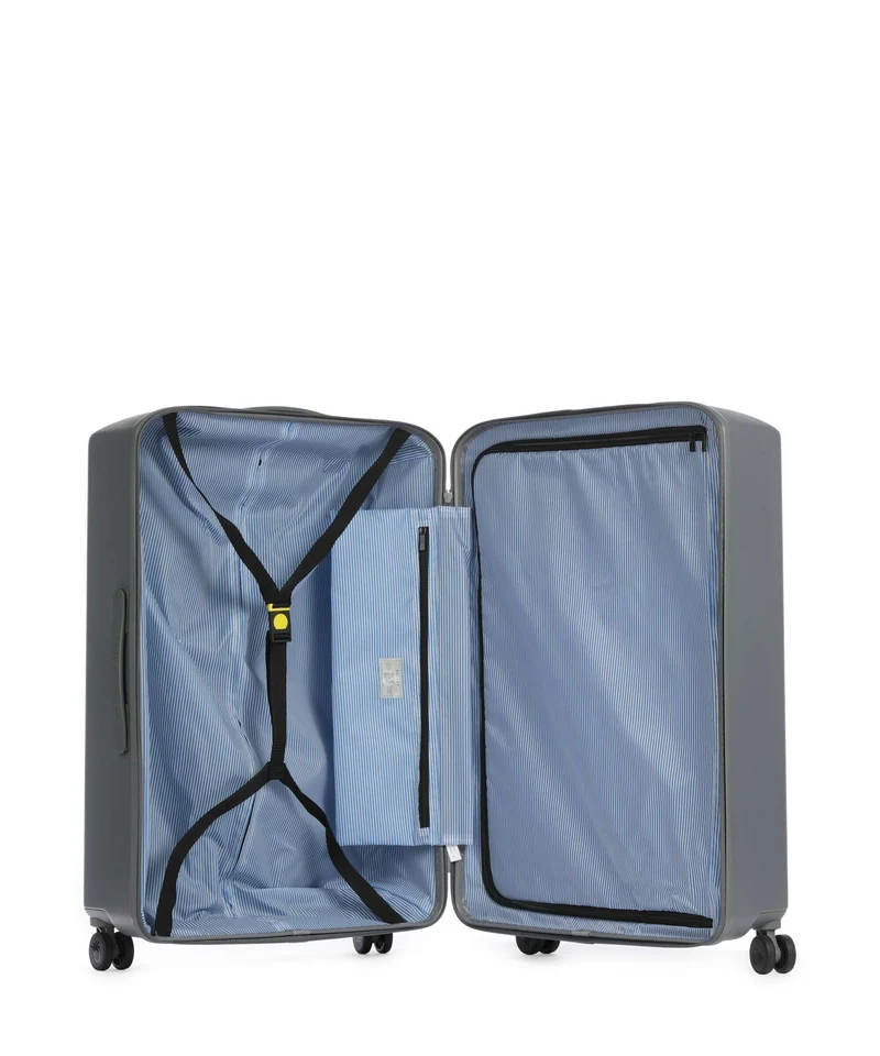 Delsey Paris x United Colors of Benetton UCB Hardside Maleta con 4 ruedas steel grey
