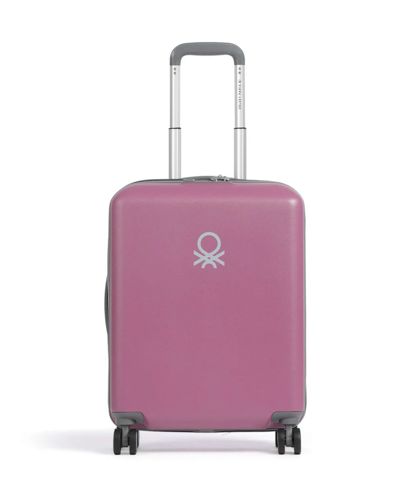 Delsey Paris x United Colors of Benetton UCB Hardside Maleta con 4 ruedas pink
