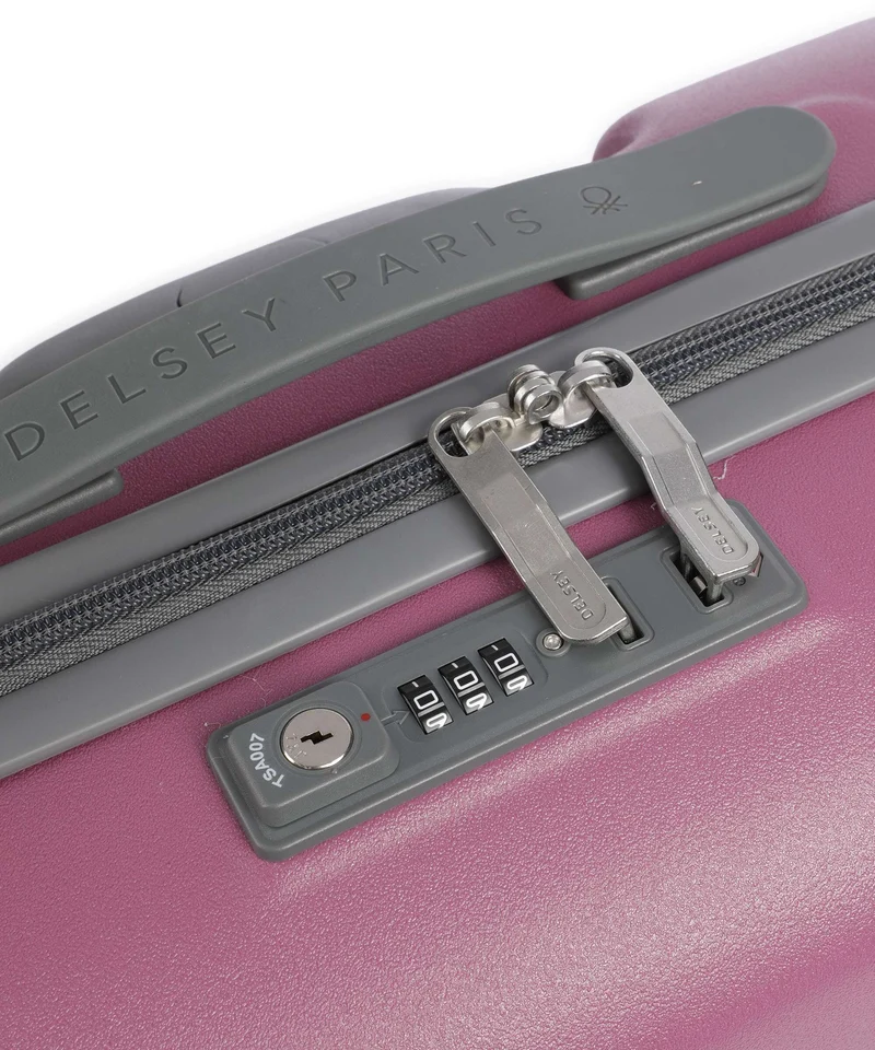 Delsey Paris x United Colors of Benetton UCB Hardside Maleta con 4 ruedas pink