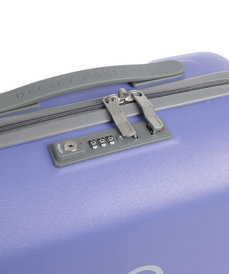 Delsey Paris x United Colors of Benetton UCB Hardside Maleta con 4 ruedas purple