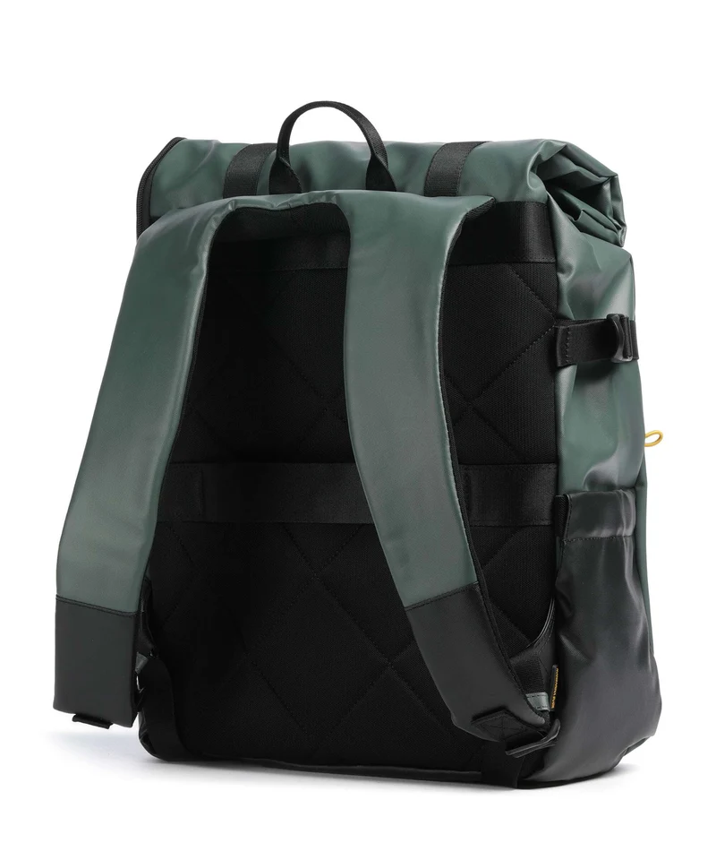 Mandarina Duck Eco Coated Mochila para portátil deep green