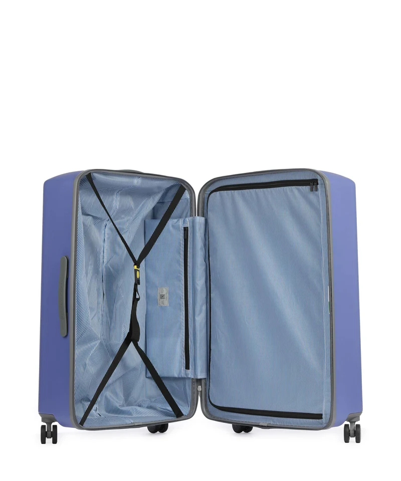 Delsey Paris x United Colors of Benetton UCB Hardside Maleta con 4 ruedas purple