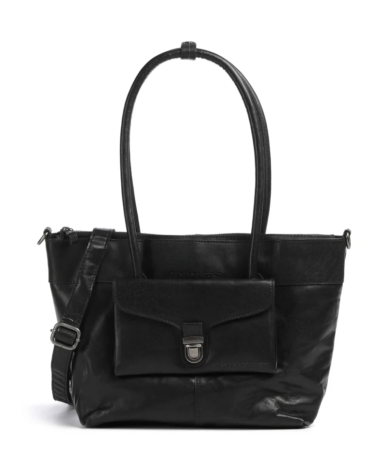 Spikes & Sparrow Bronco Yara Bolsa shopping black
