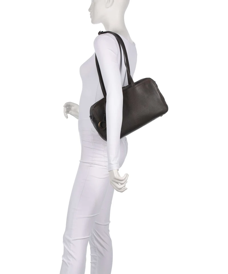 Liebeskind Clarice II Vintage Pebble M Bolso de hombro deep soil