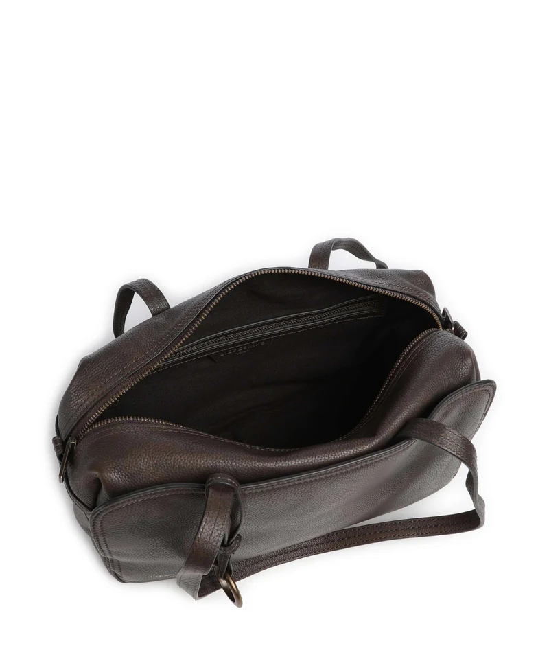 Liebeskind Clarice II Vintage Pebble M Bolso de hombro deep soil