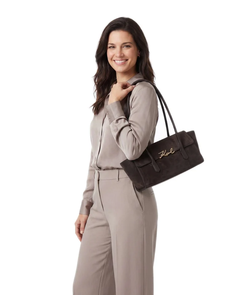 Karl Lagerfeld K/Signature Bolso de hombro tobacco