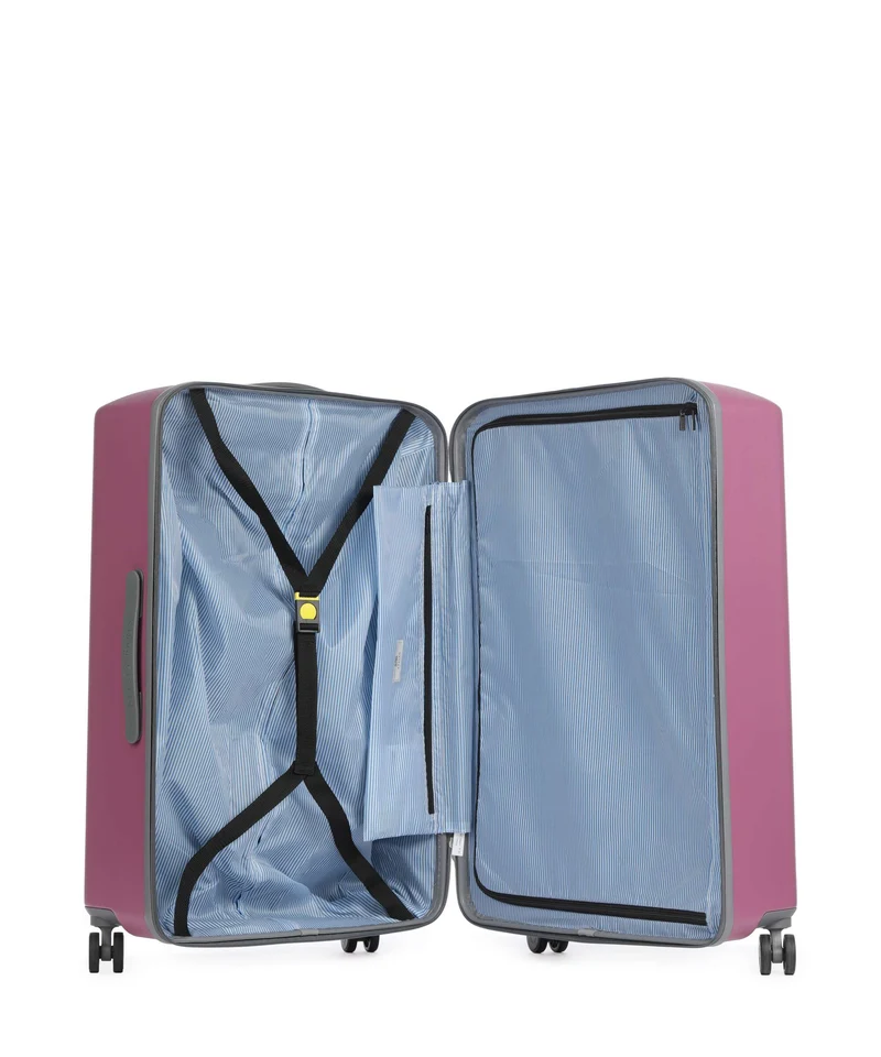 Delsey Paris x United Colors of Benetton UCB Hardside Maleta con 4 ruedas pink