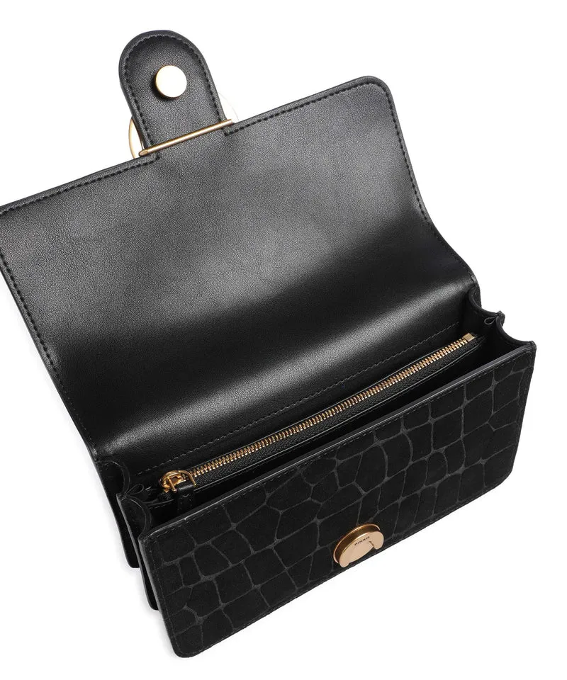 Pinko Love One Mini Bolso de hombro nero/antique gold