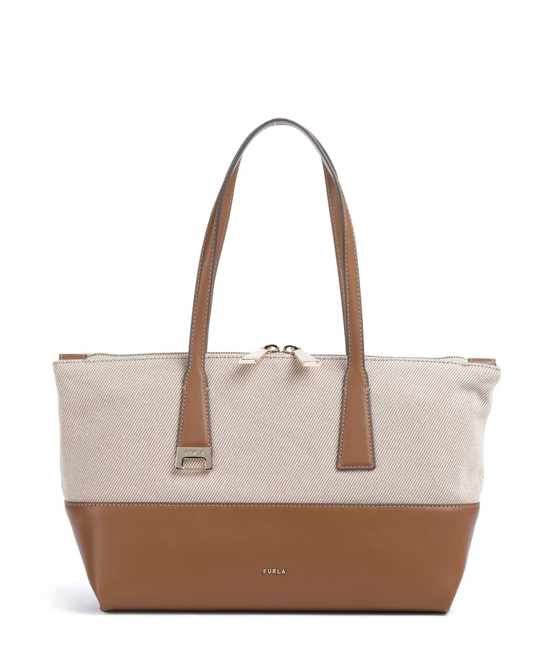 Furla Olivia M Bolsa shopping toni cognac