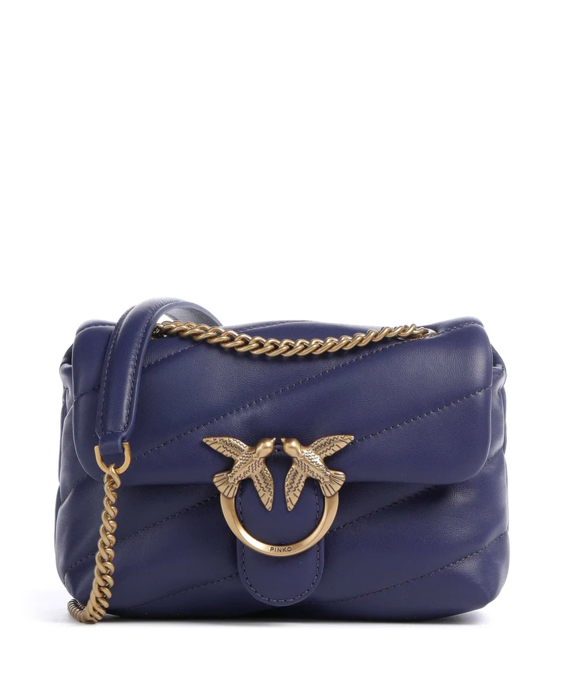 Pinko Love Puff Baby Bolso de hombro viola/antique gold