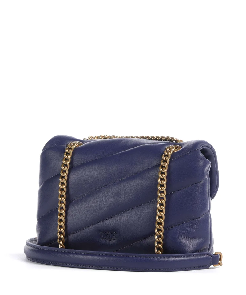 Pinko Love Puff Baby Bolso de hombro viola/antique gold