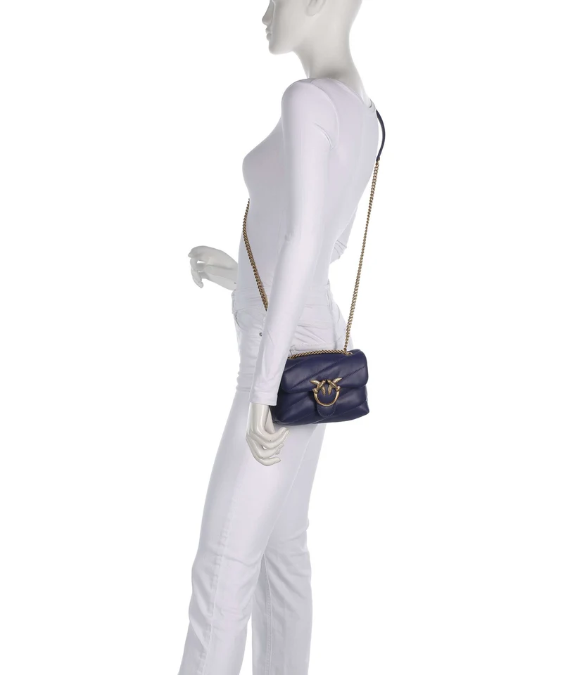 Pinko Love Puff Baby Bolso de hombro viola/antique gold