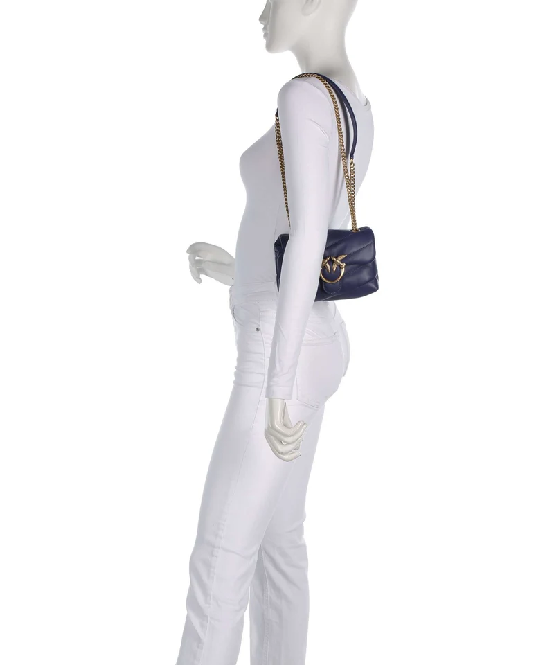 Pinko Love Puff Baby Bolso de hombro viola/antique gold