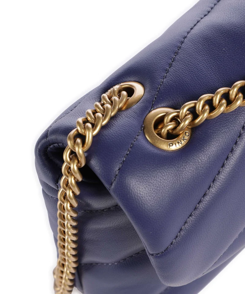 Pinko Love Puff Baby Bolso de hombro viola/antique gold