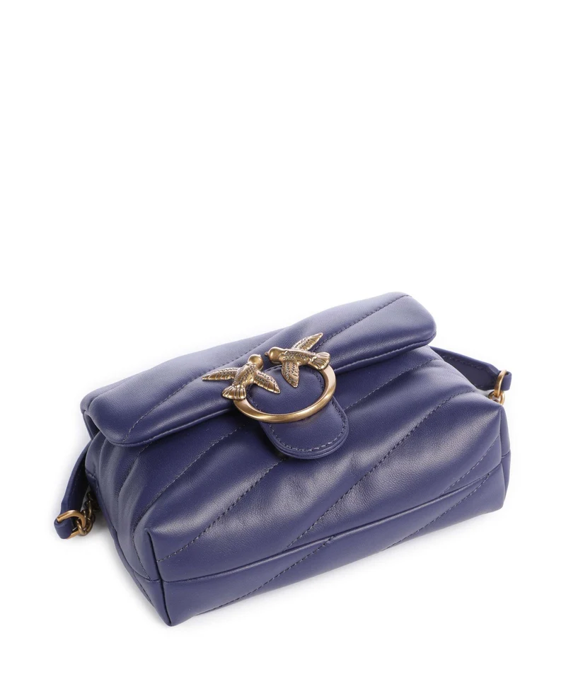 Pinko Love Puff Baby Bolso de hombro viola/antique gold