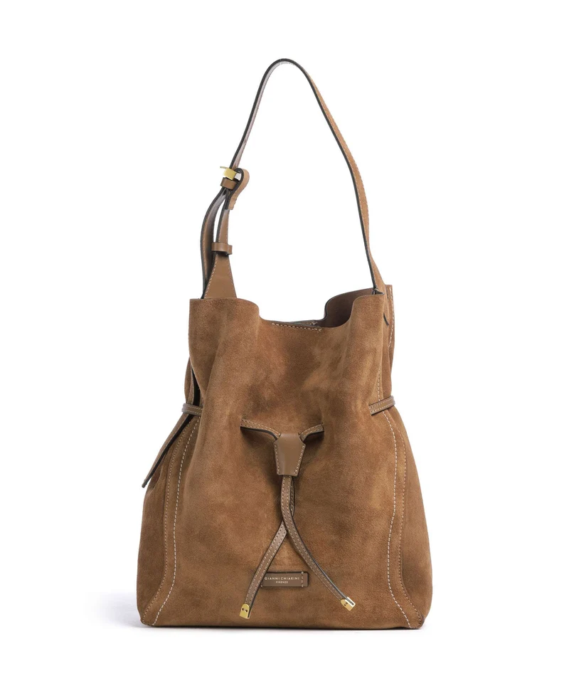 Gianni Chiarini Sienna Bucket bolso de mano caramel