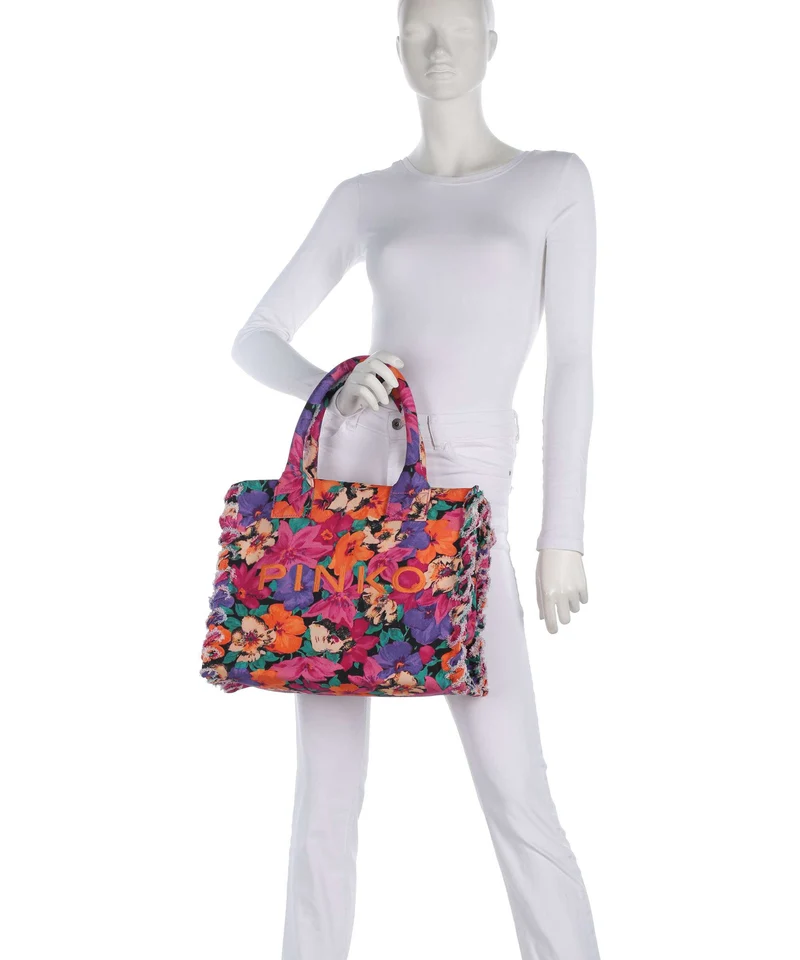 Pinko Beach Bolso de mano fuxia/multicolor/antique gold