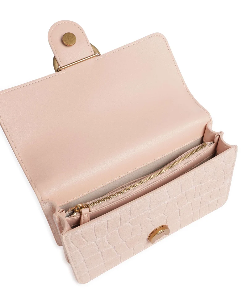 Pinko Love One Mini Bolso de hombro light pink/antique gold