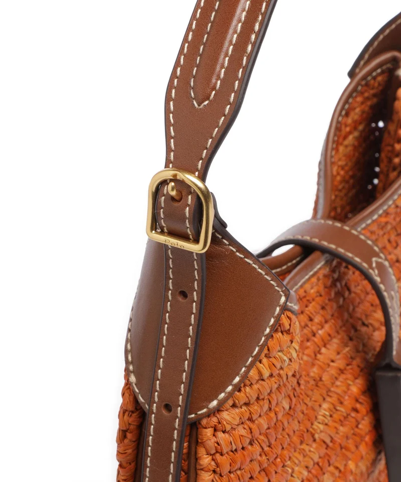 Polo Ralph Lauren ID Collection Small Bolso de hobo sequoia/cuoio
