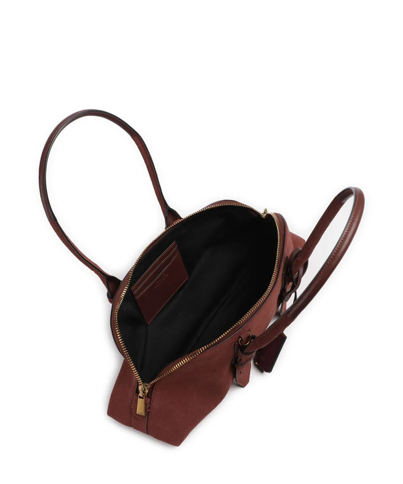 Pinko Bowling Horizontal Big Bolso de hombro burgundy wine/antique gold