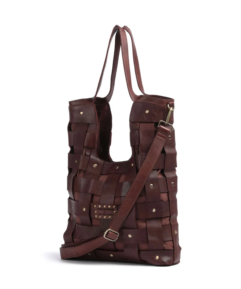 Taschendieb Wien Griesgasse 4 Bolsa shopping brown brandy