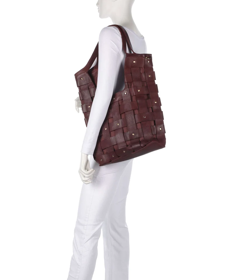 Taschendieb Wien Griesgasse 4 Bolsa shopping brown brandy