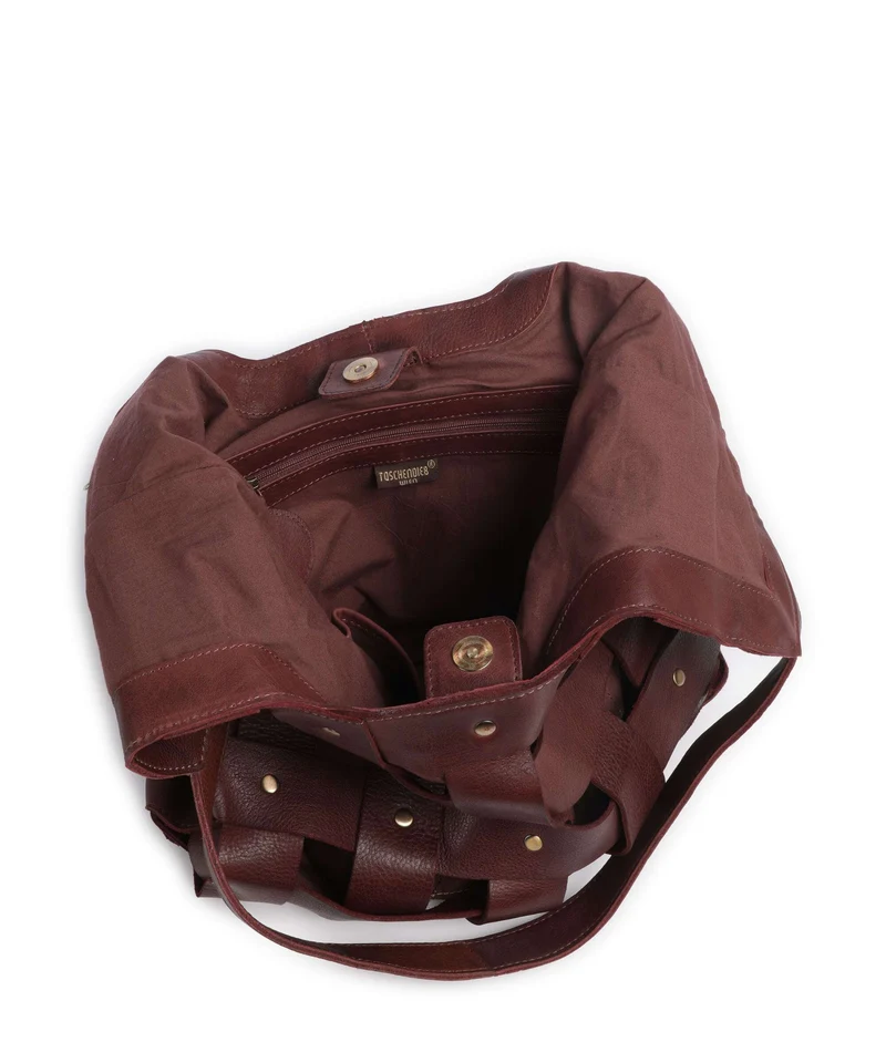 Taschendieb Wien Griesgasse 4 Bolsa shopping brown brandy