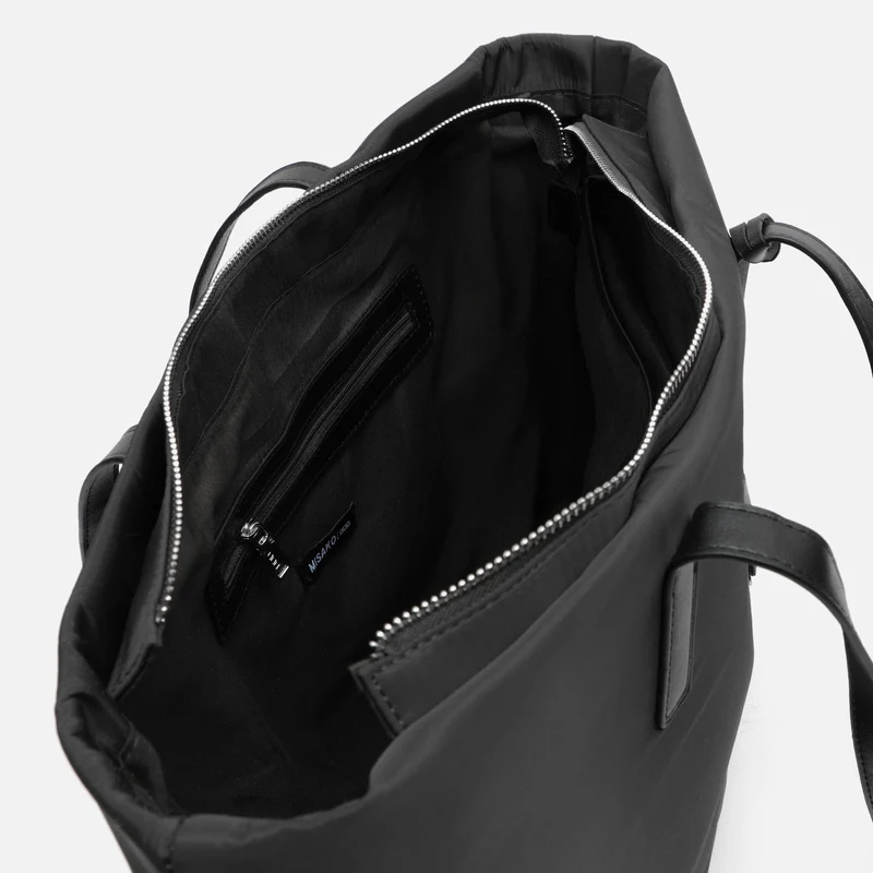 Emanda bolso shopper de nylon con bolsillo para portátil 15 pulgadas