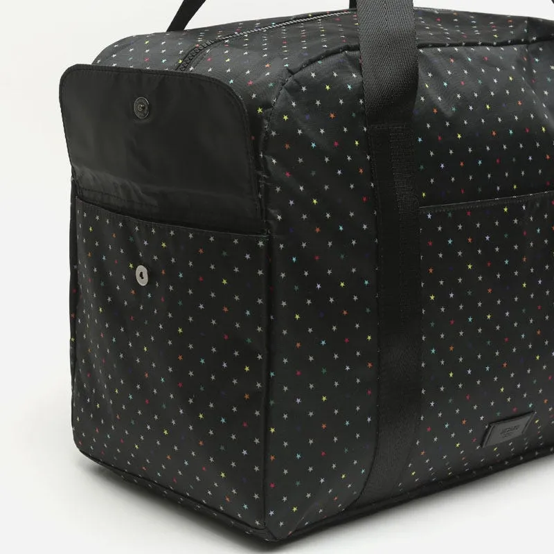 Estri bolsa fin de semana estampado de estrellitas con bandolera extraíble ED.