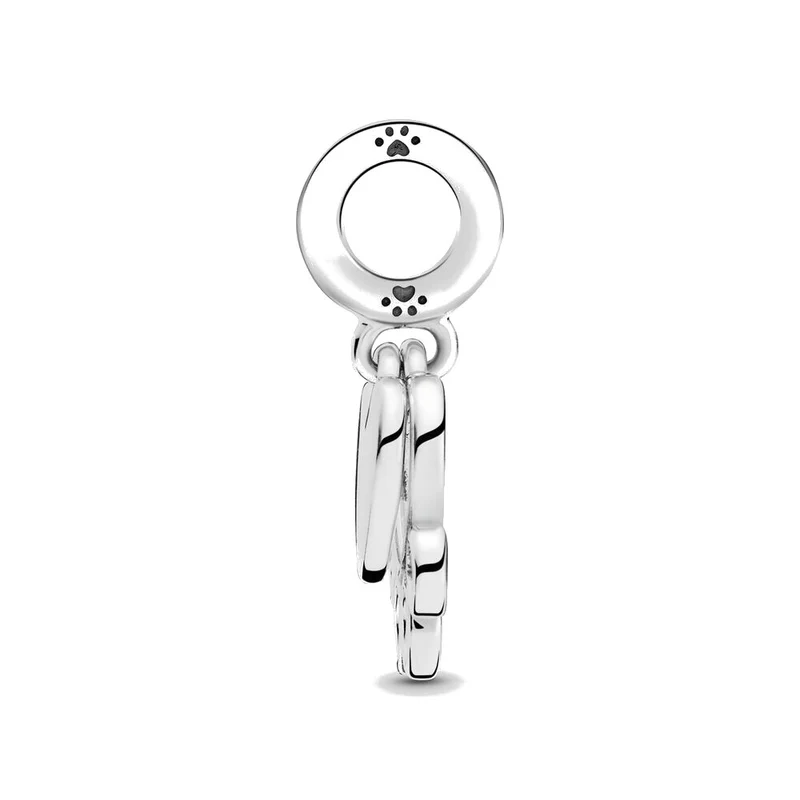 Pandora Passions 925 Sterling Silver Hearts & Paw Print Dangle Charm 799360C00