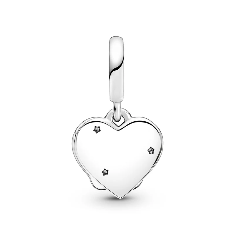 Pandora Moments 925 Sterling Silver Cats & Hearts Charm 799546C01