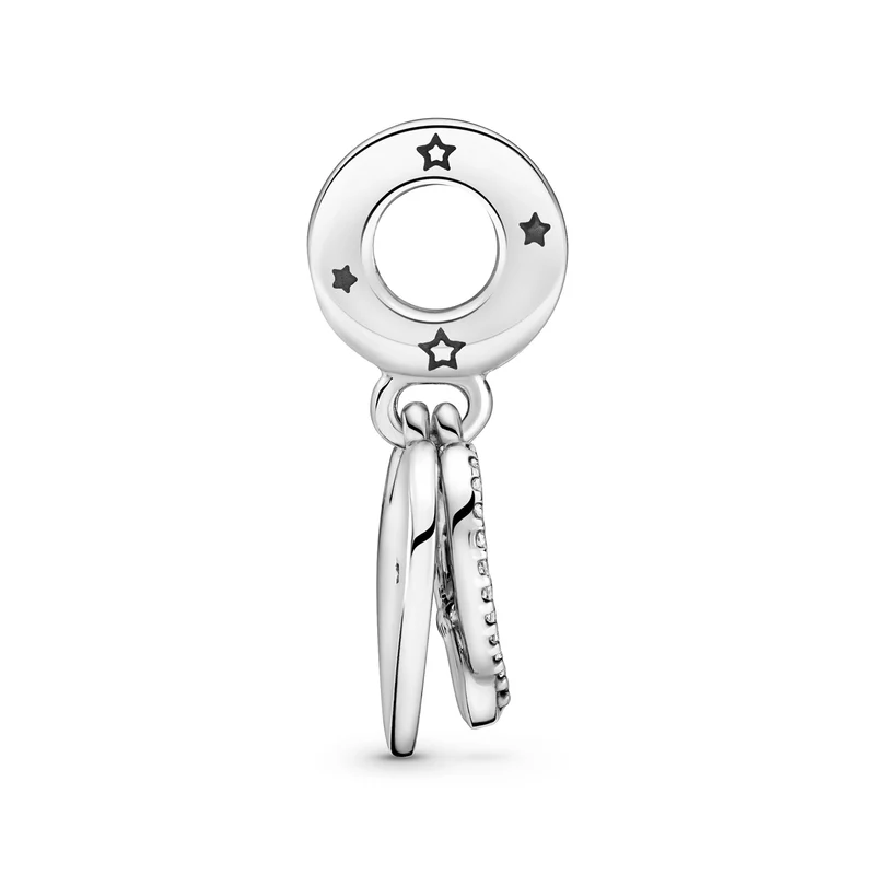 Pandora Moments 925 Sterling Silver Cats & Hearts Charm 799546C01