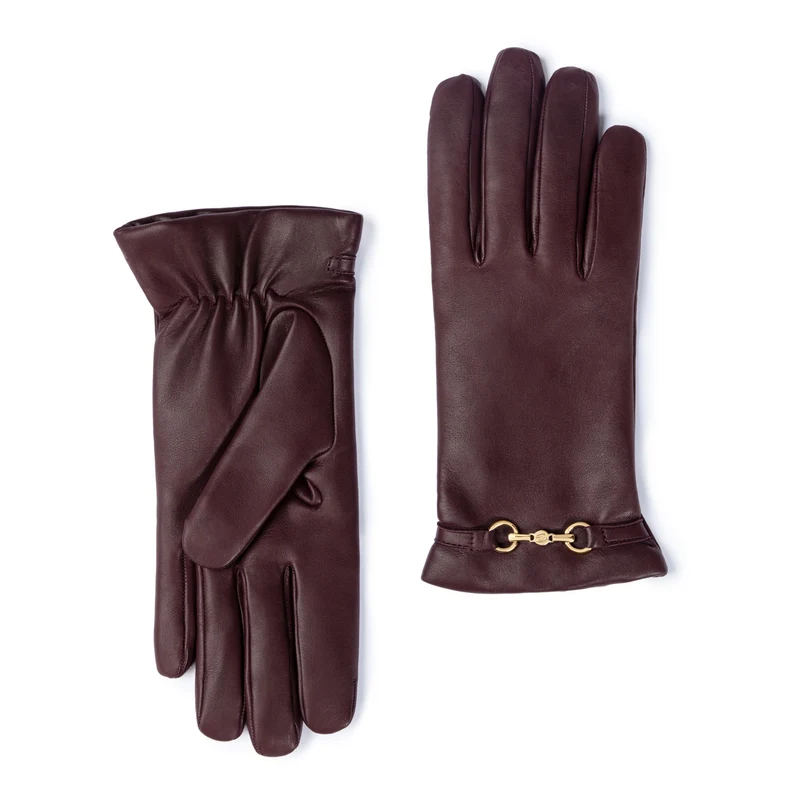 Isabel Bernard Isabel Bernard Honoré Marcelia bordeaux leren handschoenen van geitenleer IB67001-352-6.5