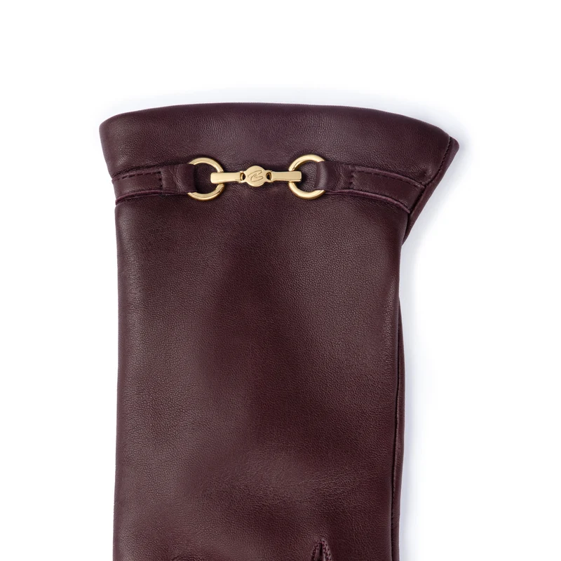 Isabel Bernard Isabel Bernard Honoré Marcelia bordeaux leren handschoenen van geitenleer IB67001-352-6.5