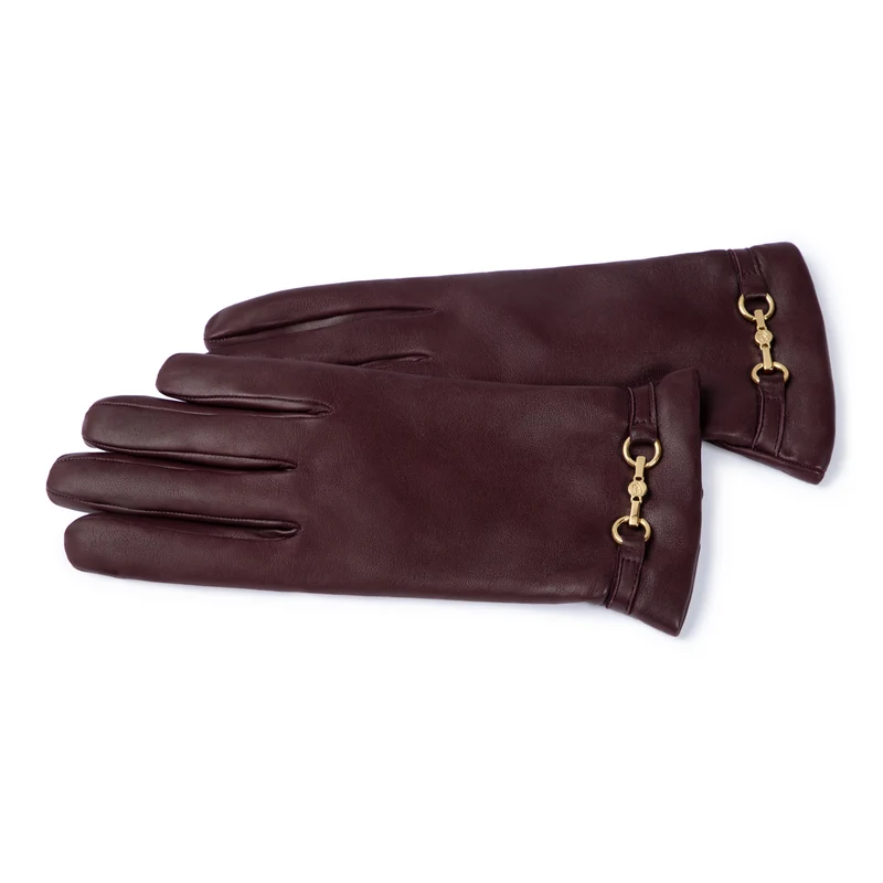 Isabel Bernard Isabel Bernard Honoré Marcelia bordeaux leren handschoenen van geitenleer IB67001-352-6.5