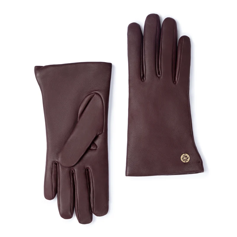 Isabel Bernard Isabel Bernard Honoré Eleanor bordeaux leren handschoenen van geitenleer IB67000-352-7.5